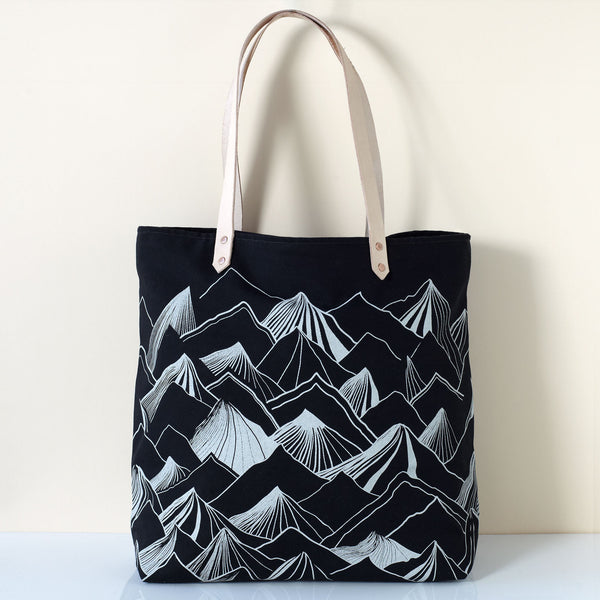 Mountain Carryall Tote Bag - Black