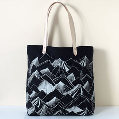 Mountain Carryall Tote Bag - Black