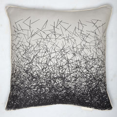 Nest Pillow - Natural with Black