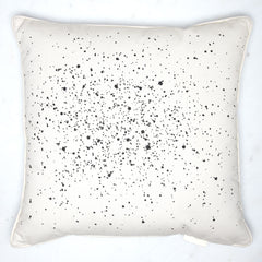 Splatter Pillow - Natural with Mint